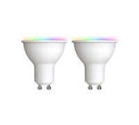 LUUMR Smart LED GU10 plástico 4.7W RGBW CCT Tuya opal set de 2 EC:EPREL:1870878