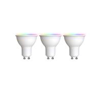 LUUMR Smart LED GU10 plástico 4.7W RGBW CCT Tuya opal set de 3 EC:EPREL:1870878