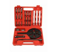 Luwecf Extractor de Rodamientos Juego Herramienta de Taller Kit de Brazos Tornillo Central Placa Redonda Barra de Tracción en, Gancho Curvo Multifuncional