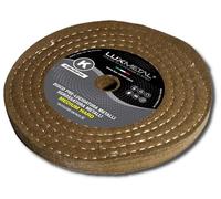 Lux Metal Disco de pulido medio duro 200 mm Fieltro de lana Discos de pulido de espejo Metales Aluminio Acero inoxidable Rueda de pulido para pulir amoladora Latón Cobre Hierro Madera Mármol