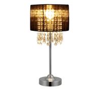 [lux.pro] lámpara de mesa moderna (e14) - negro - 40 cm - modelo: bellevue