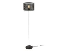 [lux.pro] lámpara de pie arensburg - 153 x ø 35 cm - lámpara de suelo - diseño moderno - negro