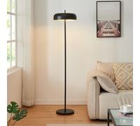 Lámpara de pie barton 2x e27 60w metal altura 159cm 10x35 cm - negro [lux.pro]