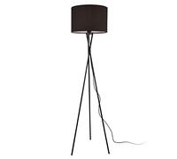 lux.pro Lámpara de pie Grenoble Trípode Moderna Diseño Altura 154 cm Iluminación interior Luz efectiva Negro 1 x E27 60W