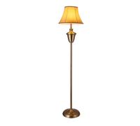 [lux.pro] lámpara de pie led elegante (e27) - ø 35cm - lámpara de salón beige / blanco