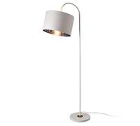 lux.pro Lámpara de Pie Toledo Con Pantalla Giratoria en Blanco Diseño Moderna Iluminación Interior Altura 173 cm