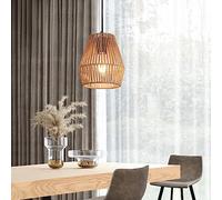 Lámpara colgante liverpool metal + cuerda 160 x ø 18 cm - negro y beige [lux.pro]