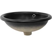LuxeBath: Lavabo de encimera, diseño rectangular, 49x40,5x19,5 cm, color mate, fabricado en cerámica