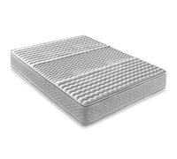 LUXIABED Colchon 160x200 Viscoelastica Dual: Caras Diferenciadas. Confort + Firmeza Media MemorySens. Higiénico y Transpirable. Individual Color Gris. Modelo Optimal Altura 28 cm