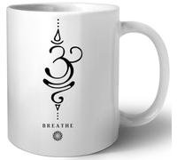 Luxogo Símbolo de Respiración Sánscrito Taza de Cerámica Ceramic Mug