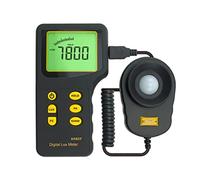 Luxómetro Medidor de Lux Digital, Rango de medición de luxómetro, medidor de luz de 1~200.000 Lux, luminómetro, fotómetro, probador de Lux/FC