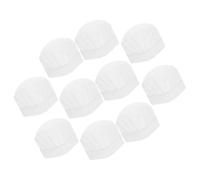 Luxshiny 10 Piezas Gorros de Chef Desechables para Blancos, Ligeros Papel, Ideales para Fiestas de Cumpleaños y Sesiones de Repostería Infantiles