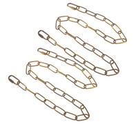 Luxshiny 2 Piezas Cadena de Hierro para Lámparas Colgantes y Cestas de Frutas, Longitud Ajustable, Diseño Clásico Vintage Adecuado para Ambientación del Hogar