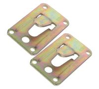 Luxshiny 2 Piezas Soporte Antideslizante Acabado Dorado de Metal en Calentador para Agua y Alta Capacidad de Carga Huecas para Uso Paredes