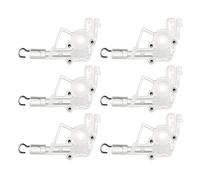 Luxshiny 6 Piezas de Cabezas Hexagonales de Control para Persianas de Plástico, Accesorio Práctico y Versátil para Ventanas de Oficina y Sala