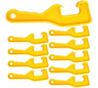 Luxshiny Abridor de Latas de Pintura de Plástico 10piezas Llave para Latas de Pintura Ligera y Resistente para Abrir Cubetas en Taller y Hogar