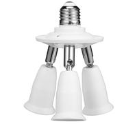Luxshiny Adaptador de Portalámparas Convertidor Giratorio y Base para Bombillas LED, Adecuado para Uso en y Oficinas