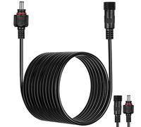 Luxshiny Cable Prolongador de 5 Metros para Bombas de Agua Solar y Cámaras de Seguridad, Diseñado para Uso en Exteriores bajo Cualquier Clima 12v-24v