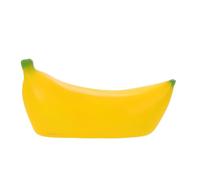 Luxshiny Caja de Llaves Oculta de Resina para Exterior en Forma de Plátano Amarillo, Resistente Intemperie Escondite Seguro y Creativo para Jardín y Patio