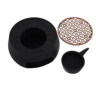 Luxshiny Calentador de Té Cerámico Vintage para Uso Doméstico, Base de Aleación Segura y Multifuncional, Adecuado para Decoración del Hogar y Zona de Comedor