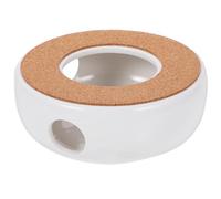 Luxshiny Calentador de Tetera Cerámico Vela para Mantener el Té Caliente, Base para Estufa de Té Diseño Elegante y Capacidad Moderada, Adecuado para Oficina y Hogar