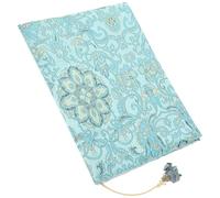 Luxshiny Funda de Libro, Funda de Libro Reutilizable de Tela, A5 Ajustable, Verde Claro, Antiarañazos, Resistente al Desgaste, Ligera, para Colección Personal y Galerías