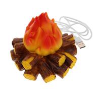 Luxshiny LáMpara Decorativa Led De Llama Falsa Con Efecto Fuego Parpadeante Luz Nocturna De Fogata Simulada Usb Para Hogar Oficina Y Regalos NavideñOs