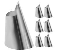 Luxshiny Protector de Dedos de Acero Inoxidable Protege los Dedos y Mejora la Eficiencia Recolección de Frutas y Verduras para Jardinería, 20 Piezas
