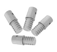 Luxshiny Repuesto de Punta Roscada Metálica 19 MM 4 Piezas para Mango de Escoba y Accesorios de Limpieza en Entornos Domésticos