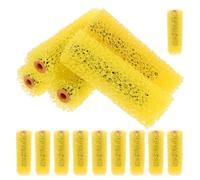 Luxshiny Rodillo de Pintura de Esponja Amarillo para Paredes Exteriores Diseño Elástico y Efecto de Textura Distintiva Adecuado para Pintura Texturizada y Decoración