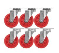 Luxshiny Ruedas Giratorias para Tabla Mecánica de Reparación de Autos Sistema Integrado para Aceite y Movilidad Silenciosa, Material Nylon y Metal para Taller Automotriz