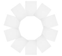 Luxshiny Tablero de espuma en blanco 10 láminas cartulina grande para manualidades y bricolaje, cartón pluma para exposiciones y paneles decorativos