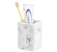 Luxspire Soportes para cepillos de Dientes, de Secado rápido, para baño, Vasos de diatomita, Cepillo de Dientes eléctrico y Pasta de Dientes para encimera de baño, mármol
