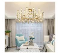 Luxury Crystal Butterfly Chandeliers Modern LED Dimmable Lustres Pendant Lights Home Decor Suspension Luminaire