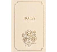 Luxury Minimalist Notebook | 6" x 9" | 120 Lined Pages: Elegant Ivory Cream Composition Notebook for School & Office Supplies