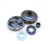Luxuypon 3/8-7T embrague tambor rueda dentada rodamiento tornillo sin fin kit para Husqvarna Craftsman 357 359 357XP piezas de motosierra