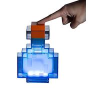 Luz con forma de botella de poción de Minecraft, con luces LED que cambian de color, luz nocturna de 18 cm.