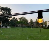 Luz De Cadena De Grado Comercial E27 50M Con 50 Enchufes IP44 - 142611
