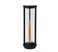 Luz De Camino Exterior De Aluminio Negra IP65 Jardín 50 Cm Pequeña E27 Farola