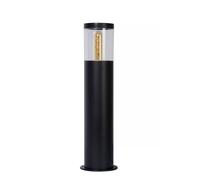 Luz De Camino Exterior Jardín Acero Negro IP44 49 Cm Pequeña E27 Farola Camino