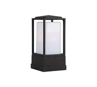 Luz de Columna de bolardo al Aire Libre Impermeable IP54 césped PVC Pantalla luz Patio Pared Pilar lámpara Moderna Minimalista jardín Villa balcón Poste Linterna E27