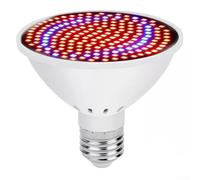 Luz de crecimiento completo 300LED E27 Base Lámpara de planta de bajo calor para jardinería interior Hidroponía Suculenta Inicio Invernadero Suplemento para Kit