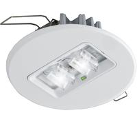 Luz De Emergencia LED Empotrada Redonda Blanca 2W - 7TCA091160R0557