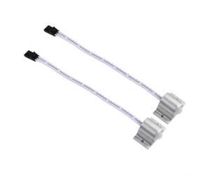Luz de escalón de 32 niveles con sensor para iluminación de escaleras, luz LED empotrable de pared, CC 12 - 24 V, control automático de la luz para escaleras, máx. 350 W (2 sensores)