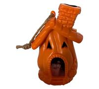 Luz de Halloween genérica, Spooky Gothic Indoor Pumpkin Lighting, 3,15 x 2,56 x 4,33 pulgadas Haunted House-Themed Ornament for Holiday Party Home Bedroom Hallway Lawn Festival Interior Decor