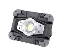 Luz De Inundación LED, Trabajo 10W, Reflector Con Chip COB, Iluminación Búsqueda For Exteriores, Advertencia Recargable Por USB Garaje en el jardín(With battery)