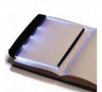 Luz de Lectura LED, Luz Nocturna, Libro en Cuña, Cuidado de los Ojos, Lámpara de Lectura, luz Marcador Portátil, Tablero de Libros Brillante para Leer en cama, Coche, Sofá,etc