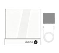 Luz de lectura plana recargable LED para escritorio, dormitorio, regulable | Luz para leer libros por la noche para el trabajo, estudio, oficina, biblioteca, universidad, dormitorio, estante de mesa