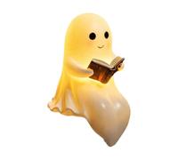 Luz de libro de lectura fantasma - Luz de lectura | Lámpara LED para libros | Bonita lámpara de noche fantasma, posicionamiento flexible para leer para el hogar, oficina, apartamento, estudio