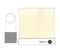 Luz de libro plana recargable LED regulable para mesa de dormitorio | Luz para leer libros por la noche para el trabajo, estudio, oficina, biblioteca, universidad, dormitorio, estante de mesa